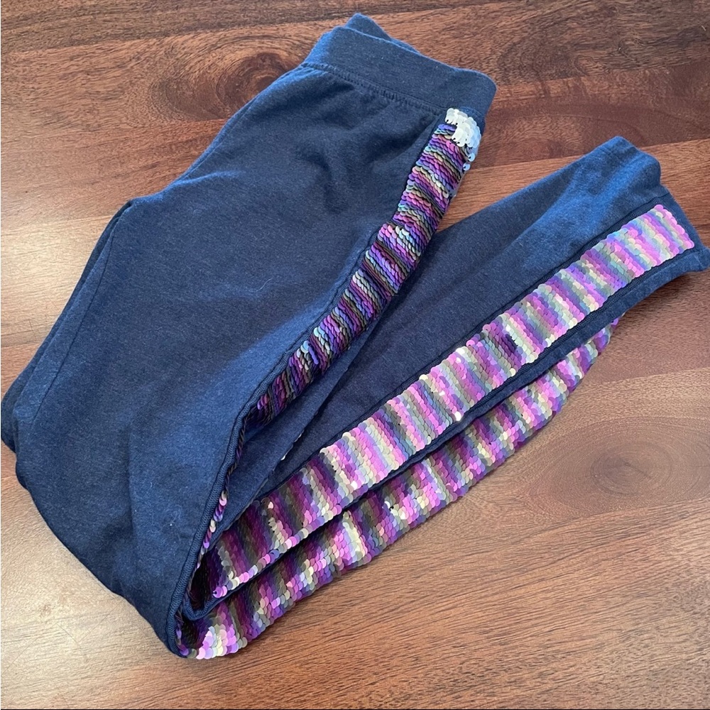GAP Sequin Stripe Everyday Legging girls medium